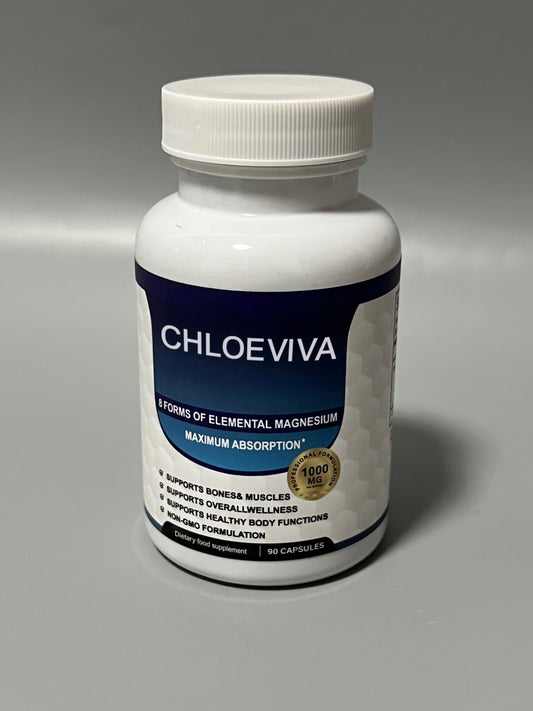 CHLOEVIVA  Magnesium Complex 8 Essential Magnesium Supplement 1000mg